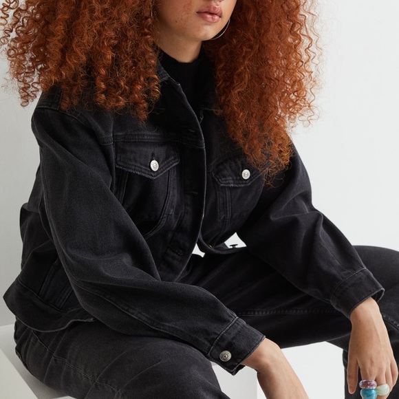 H&M Oversized Denim Jacket | Size US 12 - Picture 5 of 9